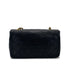 VINTAGE CHANEL FULL FLAP CHAIN SHUOLDER BAG BLACK LAMB SKIN GOLD HARDWARE 90324853