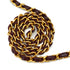 VINTAGE CHANEL FULL FLAP CHAIN SHUOLDER BAG BORDEAUX LIZARD GOLD HARDWARE 90326773