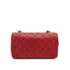 VINTAGE CHANEL FULL FLAP CHAIN SHUOLDER BAG RED LAMB SKIN GOLD HARDWARE 90327050