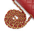 VINTAGE CHANEL FULL FLAP CHAIN SHUOLDER BAG RED LAMB SKIN GOLD HARDWARE 90327050