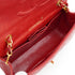 VINTAGE CHANEL FULL FLAP CHAIN SHUOLDER BAG RED LAMB SKIN GOLD HARDWARE 90327050