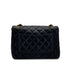VINTAGE CHANEL FULL FLAP MATELASSE BIG COCO CHAIN SHOULDER BAG BLACK LAMB SKIN GOLD HARDWARE 90321632