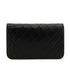 VINTAGE CHANEL FULL FLAP PUSH LOCK CHAIN SHUOLDER BAG BLACK LAMB SKIN GOLD HARDWARE 90348248