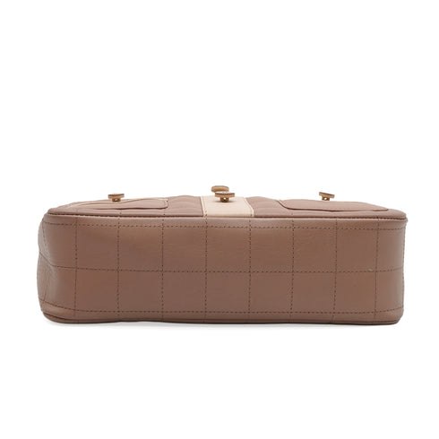 VINTAGE CHANEL GIRL CHANEL JACKET MOTIF CHAIN SHOULDER BAG PINK BEIGE LAMB SKIN 90343942