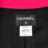 VINTAGE CHANEL GRIPOA COCO BUTTON PIPING TWEED JACKET PINK NAVY SILK 42 P43 RTW 90317787