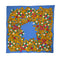 VINTAGE CHANEL GRIPOA PATTERN SCARF BLUE MULTICOLOR SILK 90318524