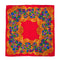 VINTAGE CHANEL GRIPOIX PATTERN SCARF RED MULTICOLOR SILK 90321078