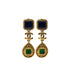 VINTAGE CHANEL GRIPOIX EARRINGS COCOMARK SWING ACCESSORY 96A 90326645