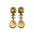 VINTAGE CHANEL GRIPOIX EARRINGS COCOMARK SWING ACCESSORY 96A 90326645