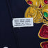 VINTAGE CHANEL GRIPOIX PEARL JEWELRY PATTERN SCARF NAVY 90337729