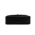 VINTAGE CHANEL HALF MOON CHAIN SHOULDER BAG BLACK LAMB SKIN GOLD HARDWARE 90333726