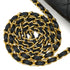 VINTAGE CHANEL HALF MOON CHAIN SHOULDER BAG BLACK LAMB SKIN GOLD HARDWARE 90322528