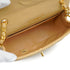 VINTAGE CHANEL HALF MOON MATELASSE CHAIN SHOULDER BAG BEIGE LAMB SKIN GOLD HARDWARE 90333734