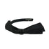 VINTAGE CHANEL HEADBAND RIBBON BLACK SATIN HAIR ACCESSORY 90338900