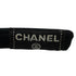 VINTAGE CHANEL HEADBAND RIBBON BLACK SATIN HAIR ACCESSORY 90338900