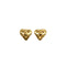 VINTAGE CHANEL HEART EARRINGS COCOMARK GOLD ACCESSORY 93P 90337668