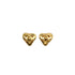 VINTAGE CHANEL HEART EARRINGS COCOMARK GOLD ACCESSORY 93P 90337668