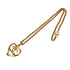 VINTAGE CHANEL HEART NECKLACE COCOMARK GOLD ACCESSORY 95P 90335616