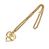 VINTAGE CHANEL HEART NECKLACE COCOMARK GOLD ACCESSORY 95P 90335629