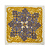 VINTAGE CHANEL JEWELRY CHAIN PATTERN SCARF WHITE BLUE GOLD SILK 90322222