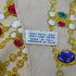 VINTAGE CHANEL JEWELRY PATTERN SCARF BEIGE SILK 90328722
