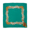VINTAGE CHANEL JEWELRY PATTERN SCARF GREEN SILK 90330678