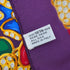 VINTAGE CHANEL JEWELRY PATTERN SCARF PURPLE SILK 90331841