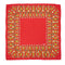 VINTAGE CHANEL JEWELRY PATTERN SCARF RED MULTICOLOR SILK 90335001