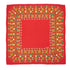 VINTAGE CHANEL JEWELRY PATTERN SCARF RED MULTICOLOR SILK 90335001