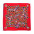 VINTAGE CHANEL JEWELRY PATTERN SCARF RED SILK 90324782
