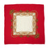 VINTAGE CHANEL JEWELRY PATTERN SCARF RED SILK 90326788