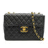 VINTAGE CHANEL JUMBO MATELASSE 30 CHAIN SHOULDER BAG BLACK CAVIAR SKIN GOLD HARDWARE 90335136