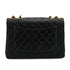 VINTAGE CHANEL JUMBO MATELASSE 30 CHAIN SHOULDER BAG BLACK LAMB SKIN 90324805