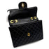VINTAGE CHANEL JUMBO MATELASSE 30 CHAIN SHOULDER BAG BLACK LAMB SKIN 90329225