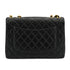 VINTAGE CHANEL JUMBO MATELASSE 30 CHAIN SHOULDER BAG BLACK LAMB SKIN GOLD HARDWARE 90333725