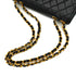 VINTAGE CHANEL JUMBO MATELASSE 30 CHAIN SHOULDER BAG BLACK LAMB SKIN GOLD HARDWARE 90333725