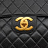 VINTAGE CHANEL JUMBO MATELASSE 30 CHAIN SHOULDER BAG BLACK LAMB SKIN GOLD HARDWARE 90334170