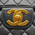 VINTAGE CHANEL JUMBO MATELASSE 30 CHAIN SHOULDER BAG BLACK LAMB SKIN GOLD HARDWARE 90335303