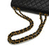 VINTAGE CHANEL JUMBO MATELASSE 30 CHAIN SHOULDER BAG BLACK LAMB SKIN GOLD HARDWARE 90347835