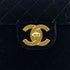 VINTAGE CHANEL JUMBO MATELASSE 30 CHAIN SHOULDER BAG BLACK VELOR GOLD HARDWARE 90324833