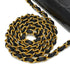 VINTAGE CHANEL LETTER FLAP MATELASSE BIG COCO CHAIN SHOULDER BAG BLACK LAMB SKIN GOLD HARDWARE 90339944