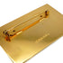 VINTAGE CHANEL LOGO BROOCH PLATE GOLD ACCESSORY 90335020