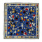 VINTAGE CHANEL LOGO COCOMARK SCARF BLUE SILK 90334519