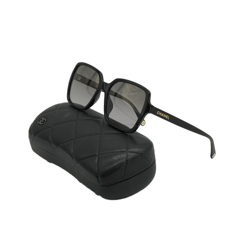 VINTAGE CHANEL LOGO COCOMARK SUNGLASSES BLACK EYEWEAR 90340538