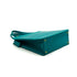 VINTAGE CHANEL LOGO HAND BAG TURQUOISE BLUE LEATHER GOLD HARDWARE 90342429