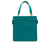 VINTAGE CHANEL LOGO HAND BAG TURQUOISE BLUE LEATHER GOLD HARDWARE 90342429