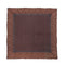 VINTAGE CHANEL LOGO SCARF BROWN SILK 90322221