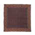 VINTAGE CHANEL LOGO SCARF BROWN SILK 90322221