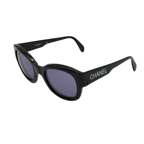 VINTAGE CHANEL LOGO SUNGLASSES BLACK EYEWEAR 90325297