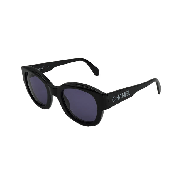 VINTAGE CHANEL LOGO SUNGLASSES BLACK EYEWEAR 90327883